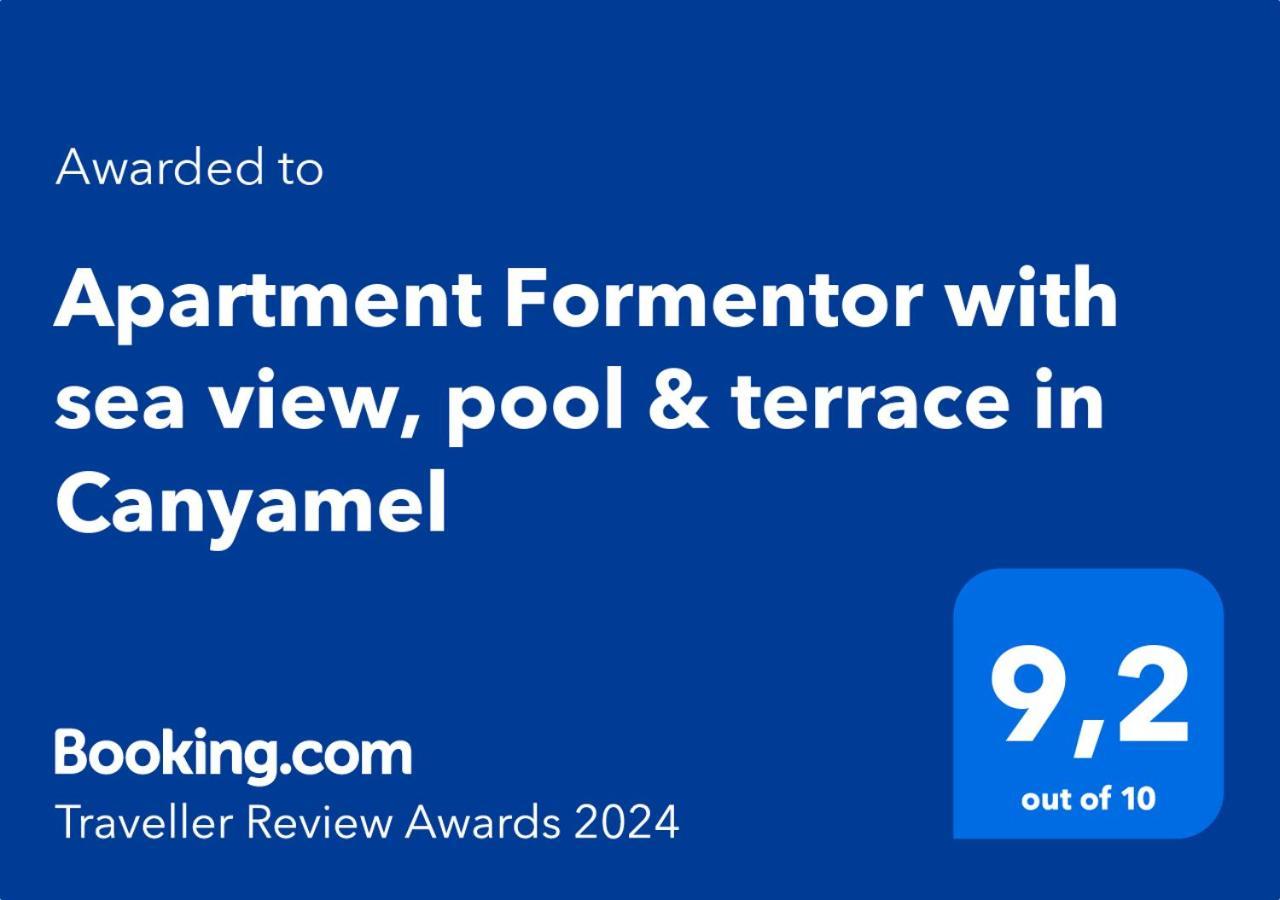 Apartment 4B Formentor Sea View & Pool In Canamel Канямел Екстериор снимка